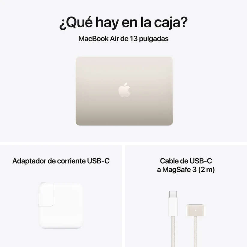 macbook air 13 pulgadas m4 16gb 512gb